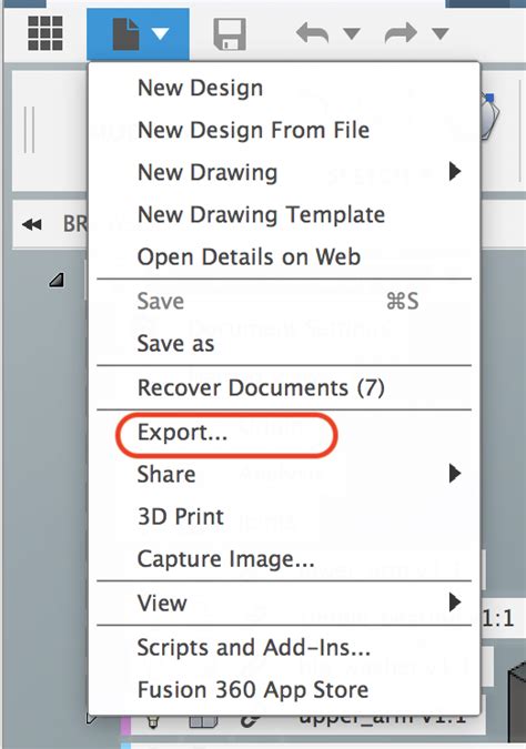 Solved: exporting STEP files .